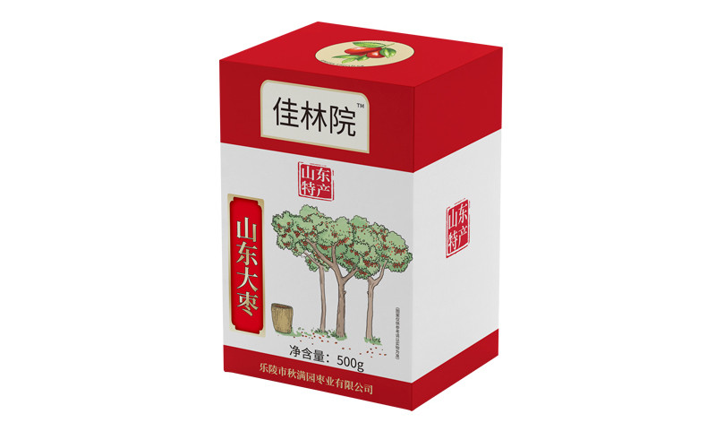 【德州馆】佳林院山东特产山东大枣500gX3盒礼盒装送礼休闲零食煮粥泡茶煲汤红枣包邮不含部分偏远地区