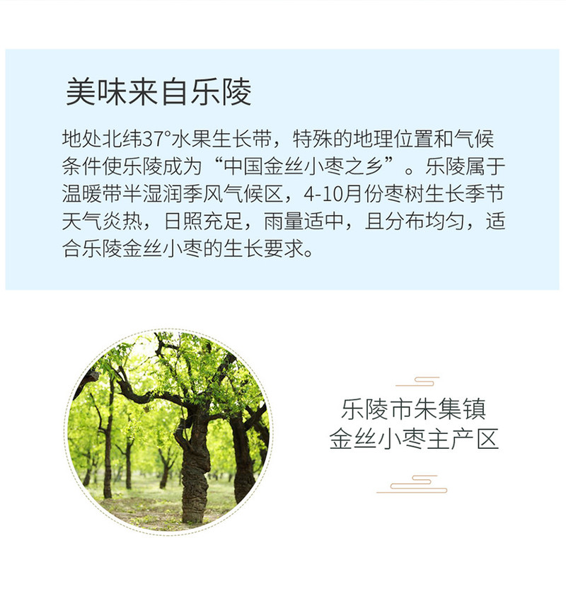 佳林院 【强国商城兑换 邮政快递】佳林院 无核金丝枣960克袋装 包粽子蒸枣糕煮粥泡茶