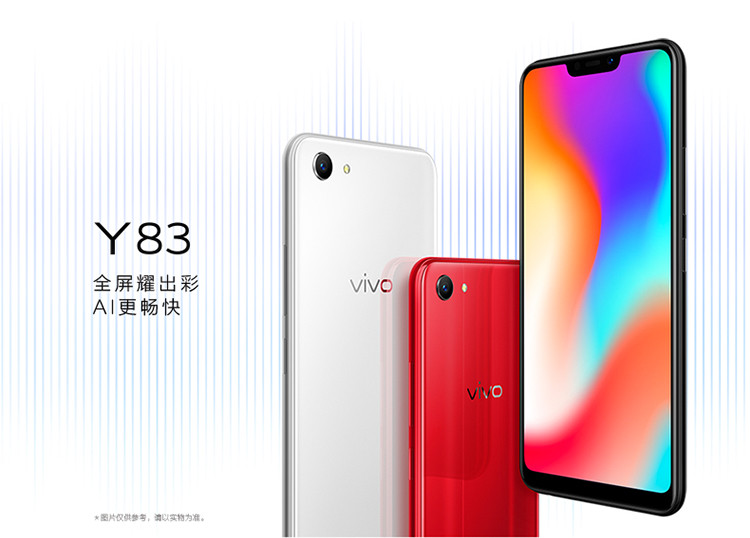 【湖南馆】VIVO Y83 刘海全面屏手机 4GB+64GB 全网通