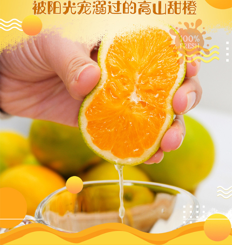 【邮政农品】麻阳冰糖橙3斤/5斤装包邮 预售