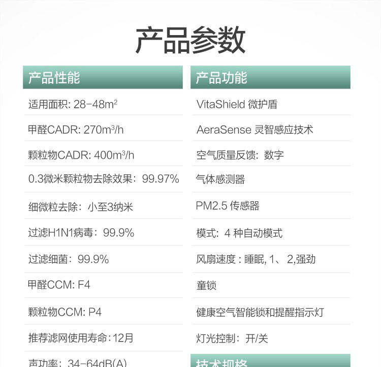 飞利浦（PHILIPS）空气净化器 除甲醛 除雾霾 除过敏原 家用除菌 京鱼座智能AC4558/00