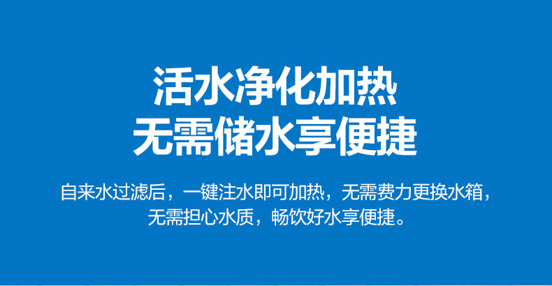 飞利浦（PHILIPS）家用净水器 外置加热式直饮净饮机 台上式饮水机 WP4272/02