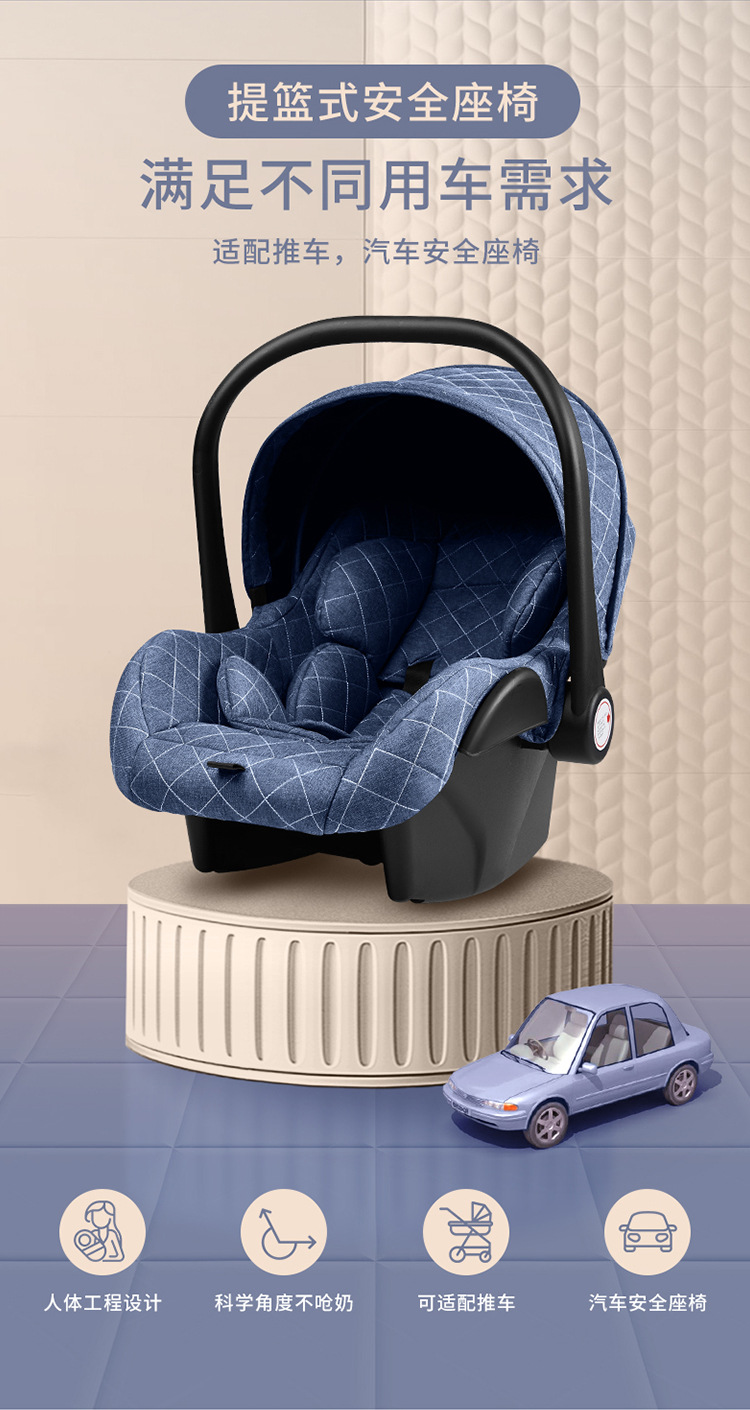豪威 威高景观婴儿推车可坐可躺轻便折叠双向减震新生儿童宝宝推车