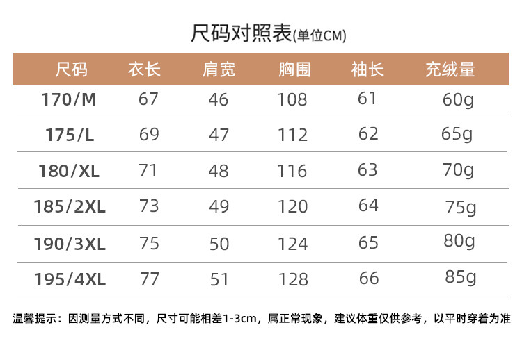 莱诗伯特 时尚潮流白鸭绒羽绒服秋冬新款男青年短款立领羽绒服