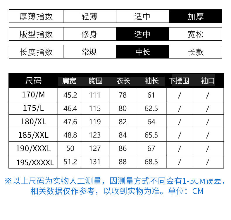 LANSBOTER/莱诗伯特 加厚羽绒服冬装新品男士中老年外套白鹅绒连帽保暖抗寒外套