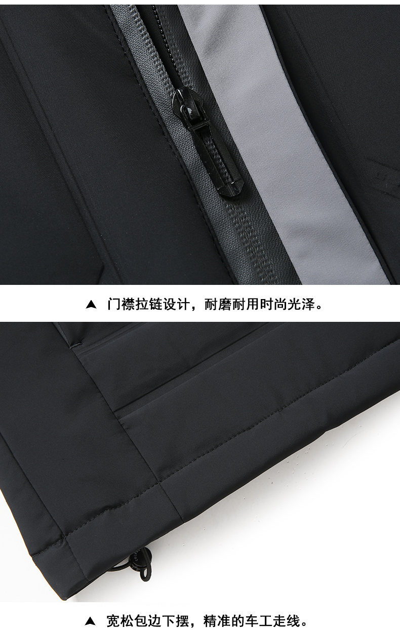 LANSBOTER/莱诗伯特 加厚羽绒服冬季新款男装中年休闲保暖羽绒服外套