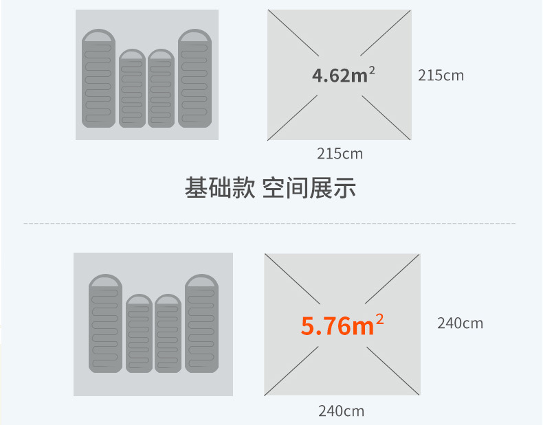 曼巴足迹 全自动速开沙滩露营帐篷防雨多人野营 四面帐篷