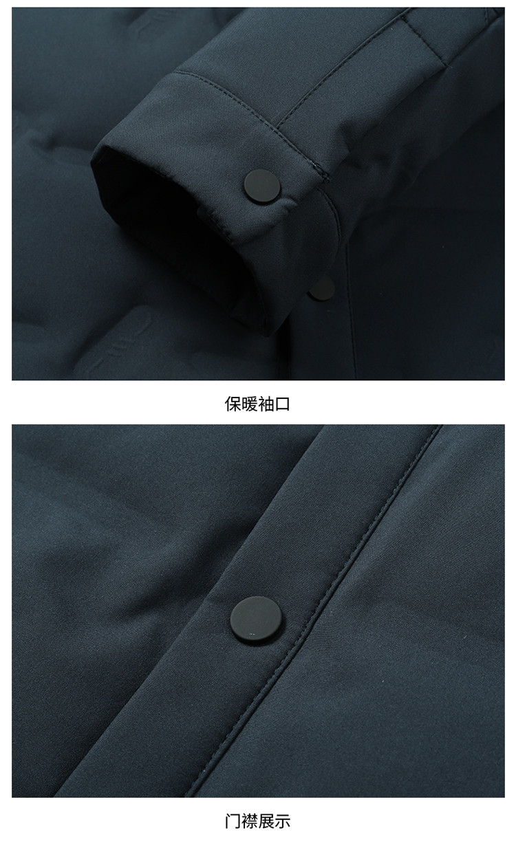 LANSBOTER/莱诗伯特 简约轻薄羽绒服秋季新款男士翻领潮流羽绒服