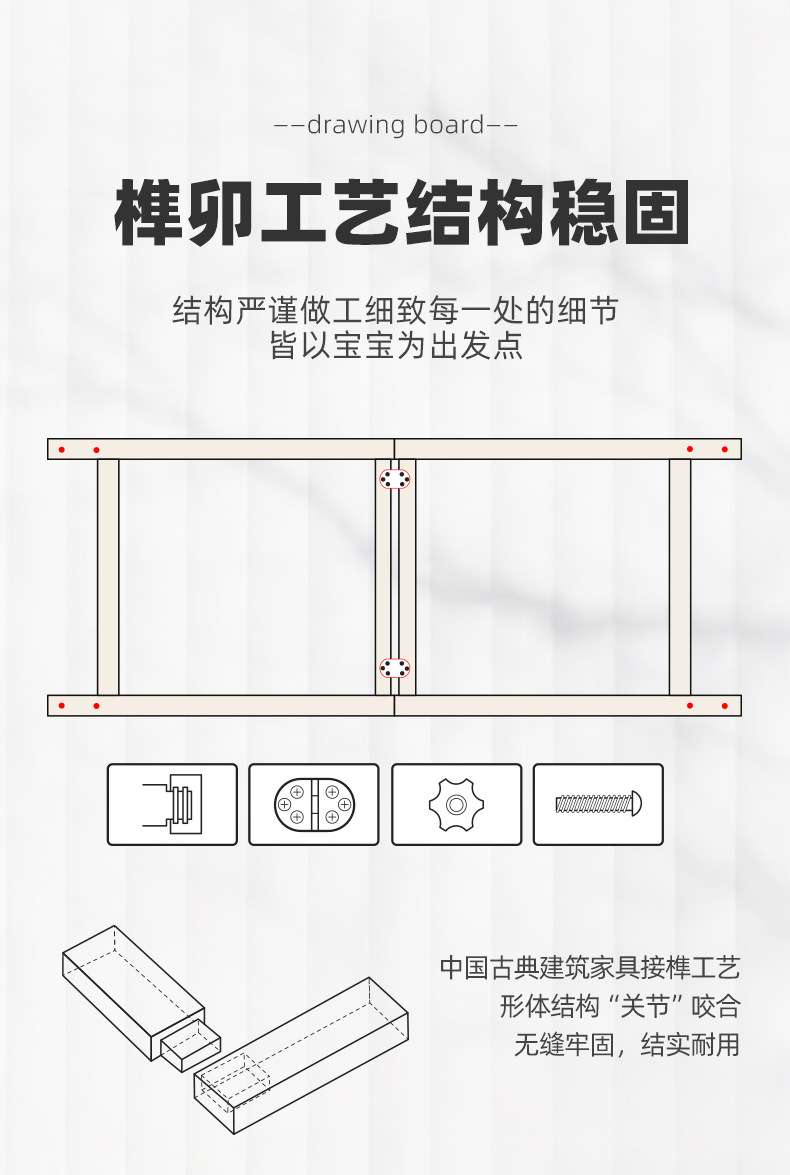 豪威 儿童画板家用磁性双面教学小黑板支架式涂色涂鸦画画可擦写