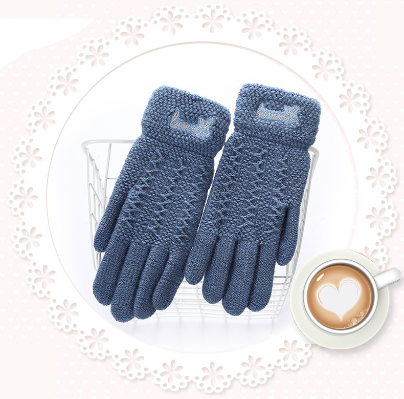 018-1新款手套女冬季保暖触屏女士冬季手套