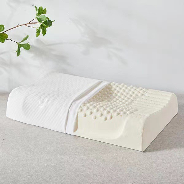 泰国希尔顿花园天然乳胶枕儿童乳胶枕芯护颈枕头简易装