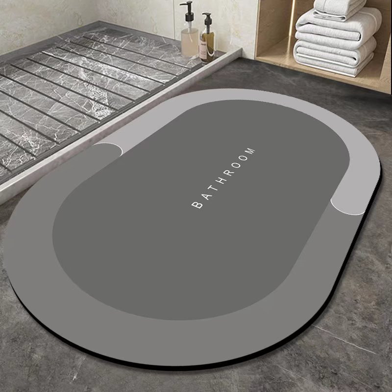 竹韵 浴室吸水地垫热塑性橡胶TPR卫生间门口地垫浴室耐蹭速干吸水地毯