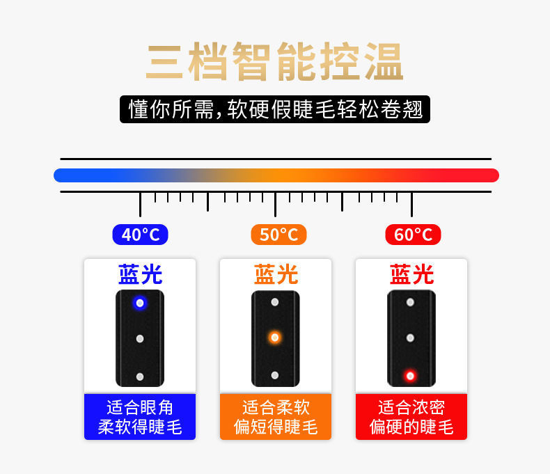 睫毛卷翘器电动睫毛夹充电式定型加热持久离子卷烫睫毛器家用神器