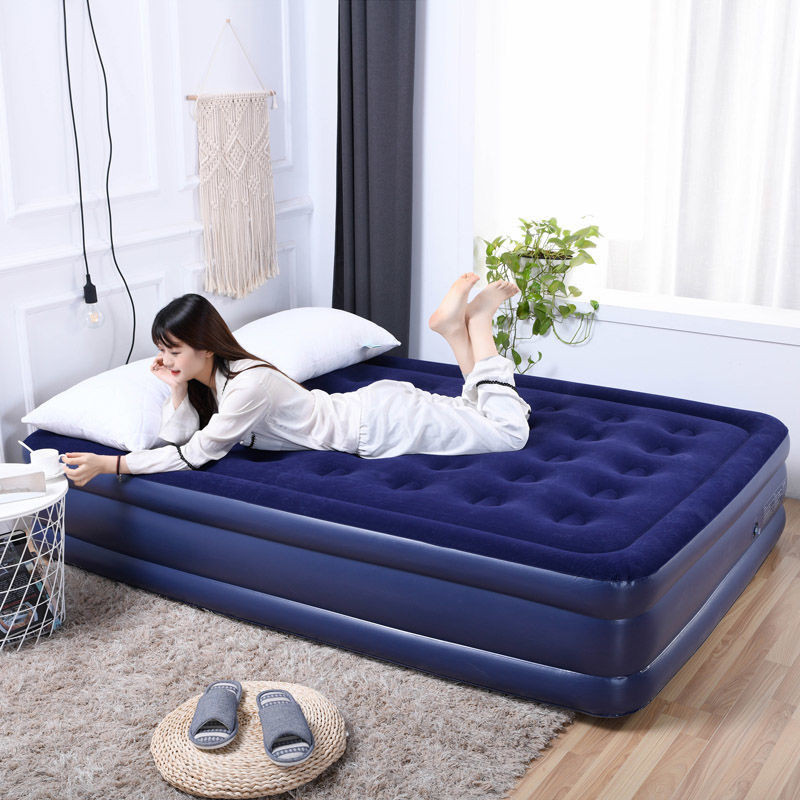 充气床高档双层加厚气垫单人气垫床 户外折叠气床 家用双人懒人床