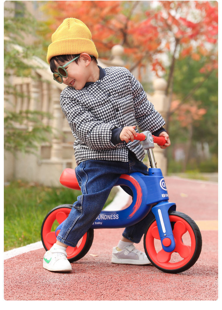 儿童平衡车无脚踏1-2-3-6岁宝宝滑行滑步车小孩学步自行车