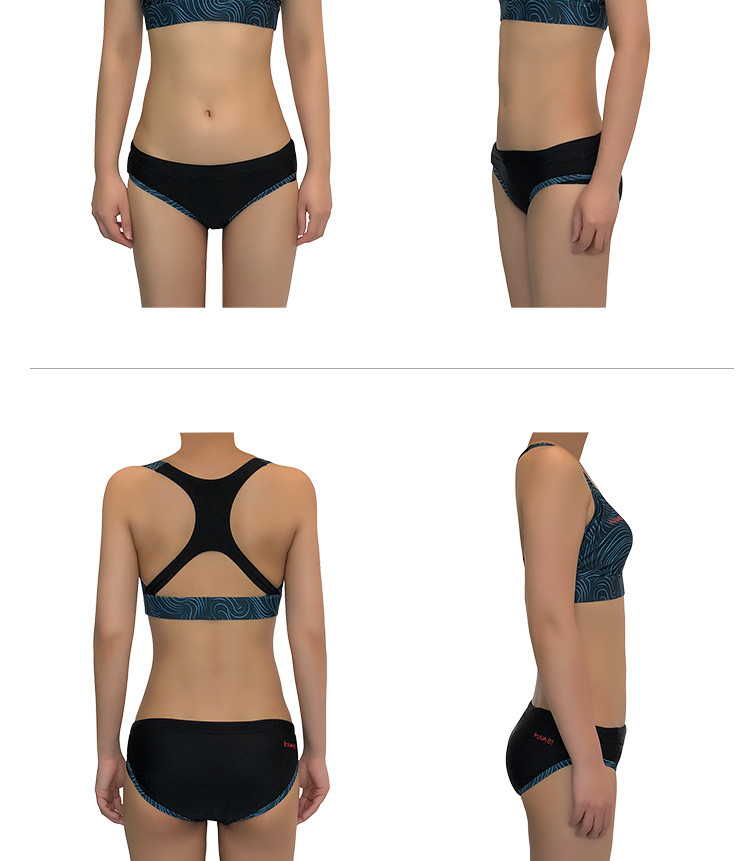 美国巴洛酷达KONA81系列 交叉肩带 可拆式胸垫 抗UV 女士分体三角泳衣11-18