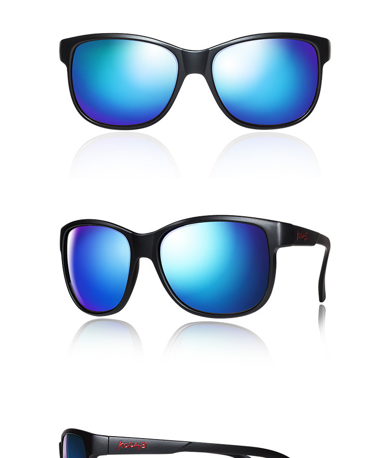 美国巴洛酷达KONA81太阳眼镜 抗雾 防紫外线 电镀 多层膜太阳眼镜镀蓝
