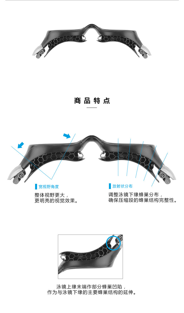 美国巴洛酷达iedge系列泳镜VG-959