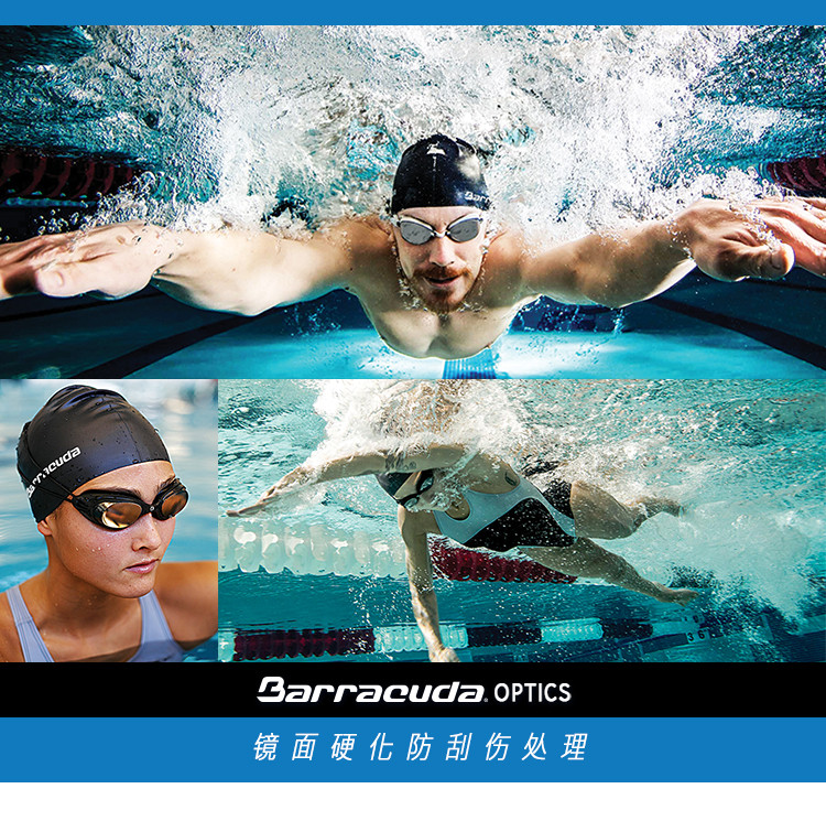 巴洛酷达Barracuda Optics系列电镀近视泳镜新款#94190