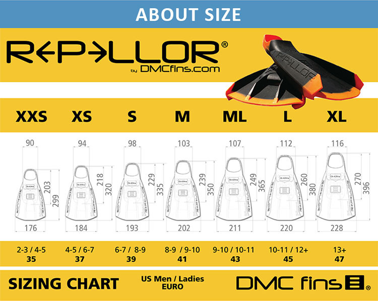 巴洛酷达DMC 蛙鞋REPELLOR FINS橘黄062012