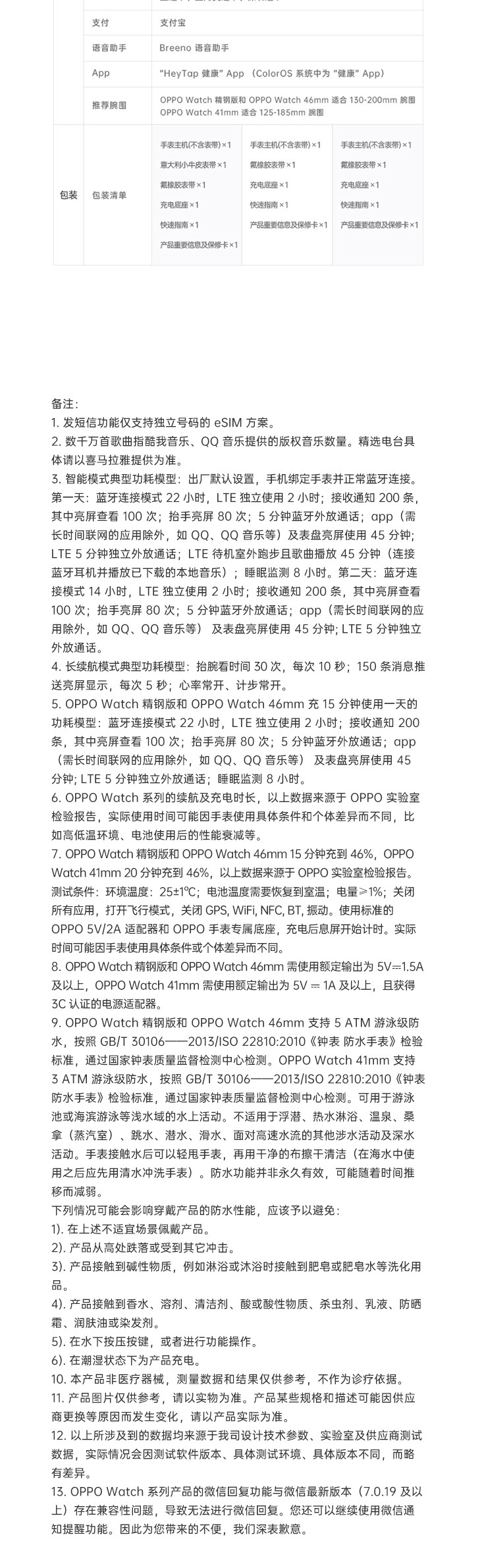 OPPO Watch 41mm粉金 智能手表