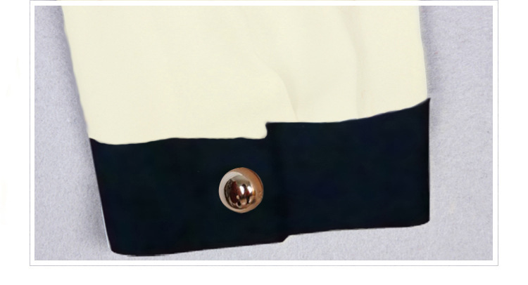 韩域丹依娜2018春秋夏季新款韩版大码女装时尚气质OL长袖衬衣雪纺衫打底衫衬衫W1518