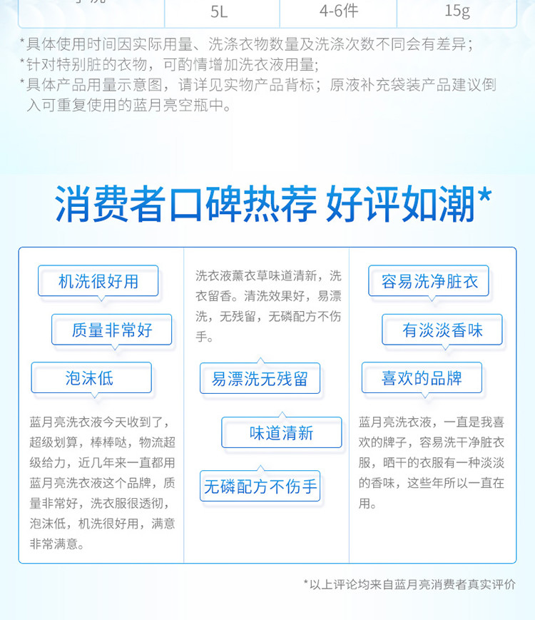 蓝月亮 薰衣草深层洁净洗衣液2kg*1+薰衣草洁净洗衣液1kg*2+白兰旅行装80g*1