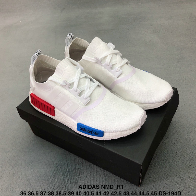 阿迪达斯 Adidas 阿迪达斯 NMD Runner PK三叶草红白蓝初代原色跑鞋S79482