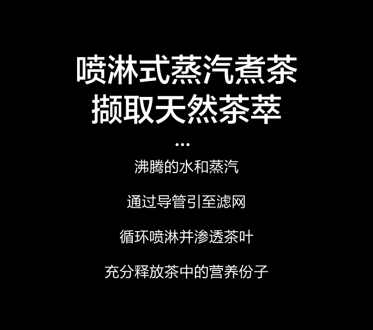 生活元素 养生壶迷你煮茶器 蒸汽喷淋式煮茶壶 普洱黑茶养生杯电茶壶 0.8L智能 I19