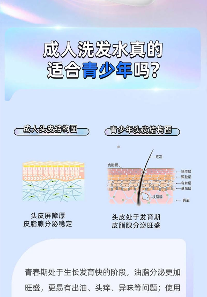 舒蕾 控油去屑顺滑氨基酸洗发水450ml*2支