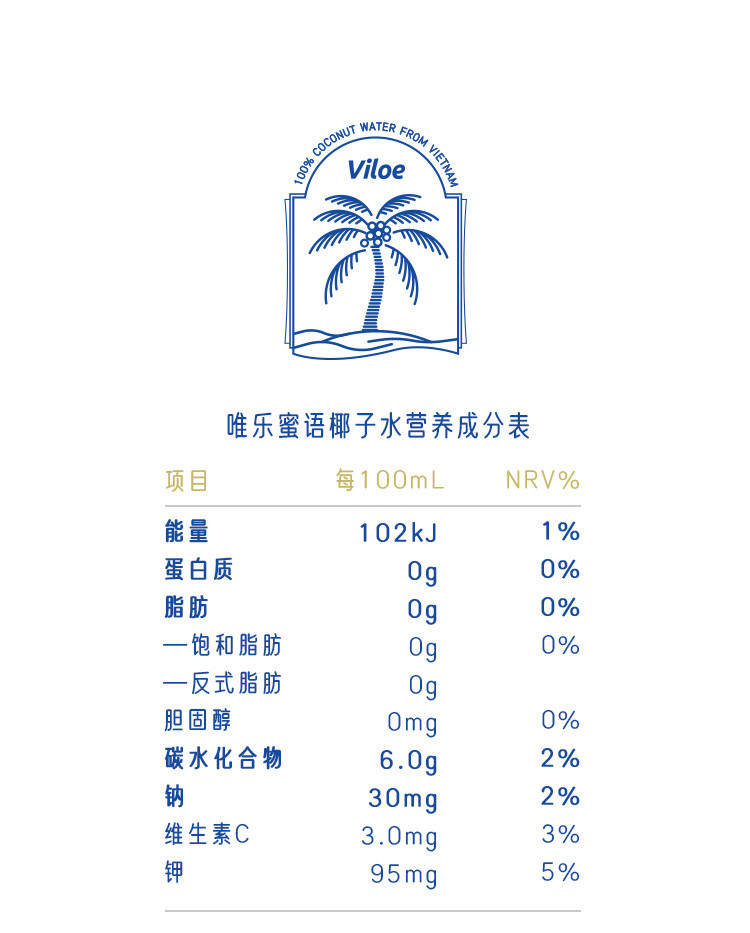 界界乐（Jelley Brown） 椰子水越南进口100%椰子水NFC 礼盒装赠手提袋