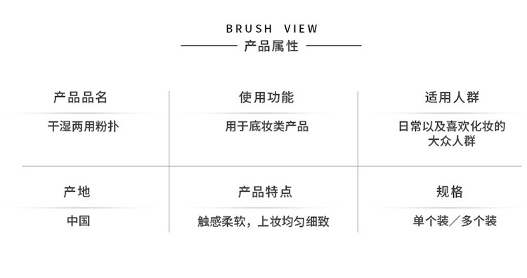 贝览得 BLD贝览得粉扑海绵干湿两用粉扑化妆棉加厚粉底BB霜定妆化妆工具