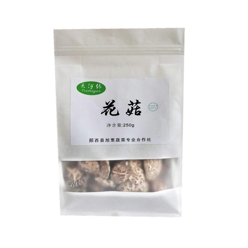 郧西县天河缘花菇黑木耳组合礼盒装各500g