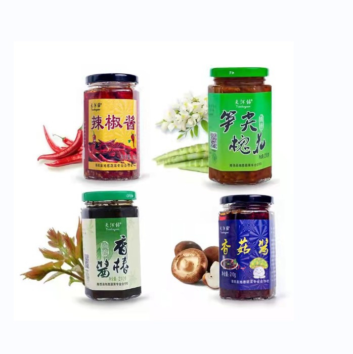 天河缘 8瓶酱礼品盒210g*8瓶