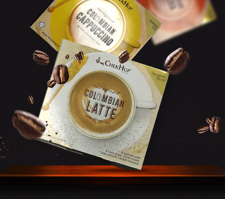 泽合哥伦比亚拿铁咖啡 马来西亚进口精品速溶咖啡228g