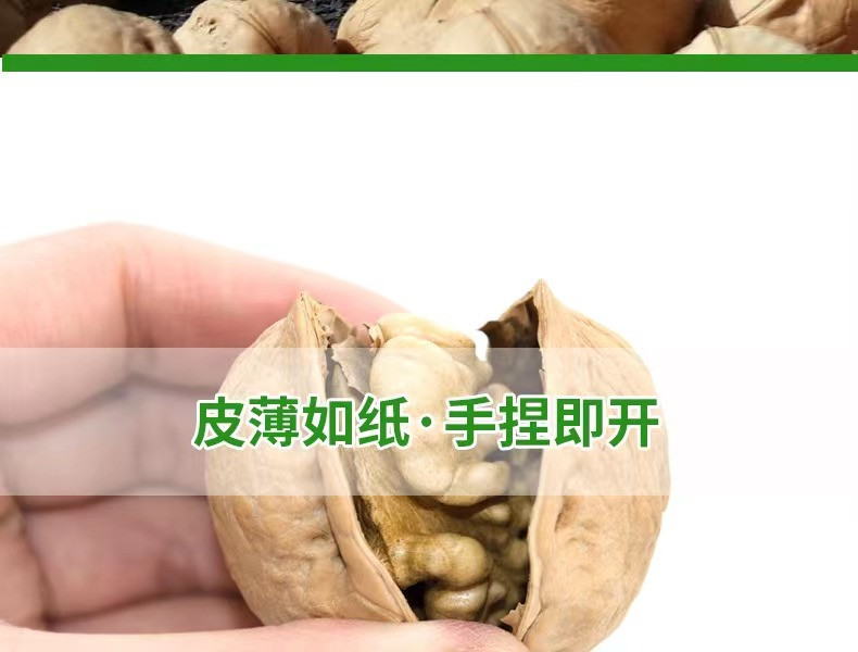 昆泉福菓 【邮政助农】新疆和田薄皮核桃500克袋装 全国包邮