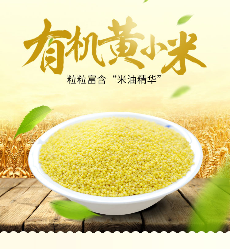 壹山傍水 包邮黄小米250g/袋五谷杂粮新小米山西特产粗粮【买一送一拍一件发两件】