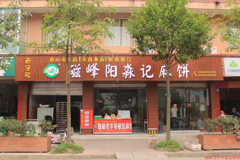 阳淼记麻饼(黄糖饼)，四川彭州特色美食，白水河小鱼洞白鹿海窝子磁峰旅游商品,75g