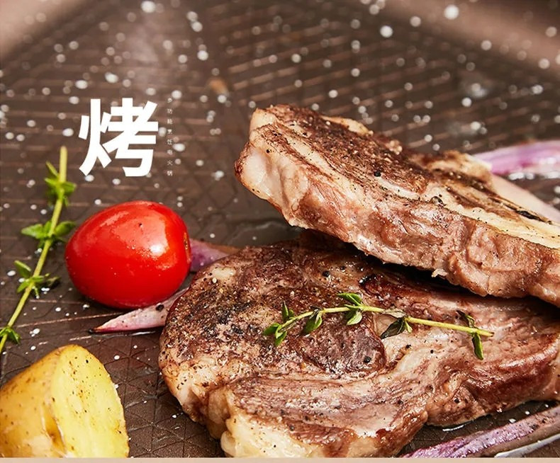 【限量秒杀】九阳/Joyoung 电火锅家用多功能锅麦饭石色不粘大容量6升  HG60-G112