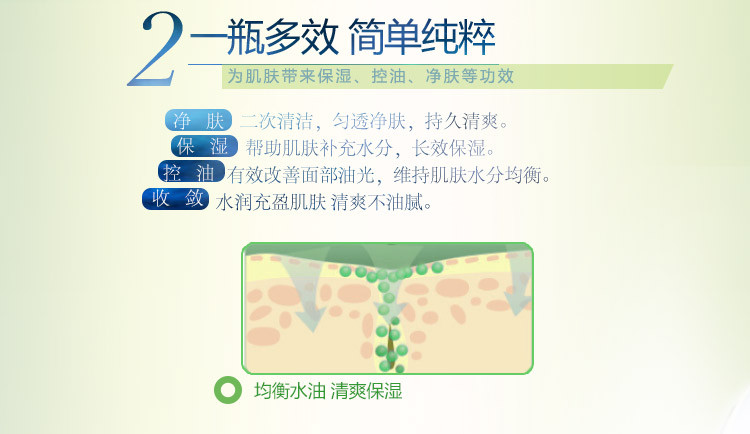 百雀羚男士净衡保湿多效爽肤水100ml