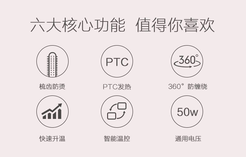 金稻 卷发棒内扣蛋卷头刘海卷发器两用大波浪大卷电卷棒韩国学生女KD3883