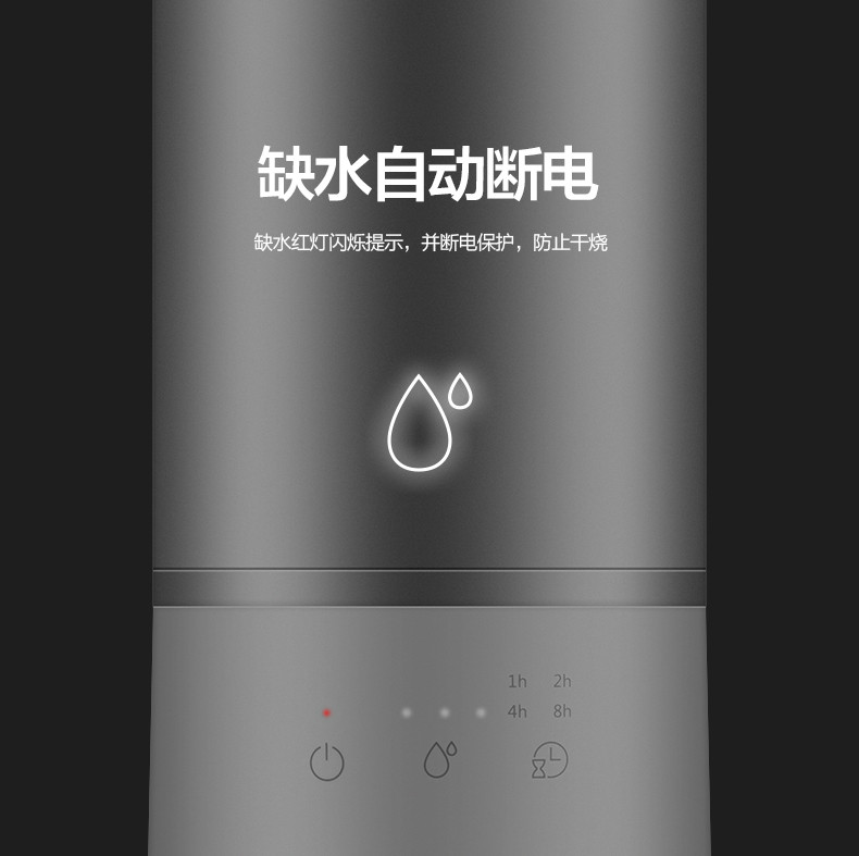 美的/Midea 加湿器 家用 5L大容量 触控操作 办公室空气静音加湿器 SC-3A50（可定时）