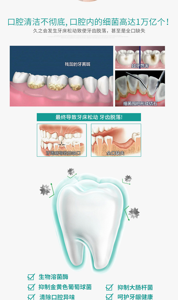 【现货直发】卫幽灵口腔抑菌牙膏68元/支超强抑菌清新口腔防护持久