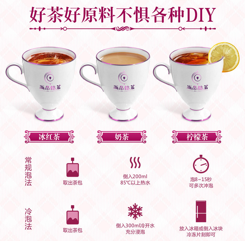 尚品德茗 袋泡茶60g铁盒装英德红茶英红九号清远特产茶叶过年送礼