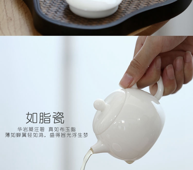 苏氏陶瓷（SUSHI CERAMICS）功夫茶具泡茶壶 手工小西施壶“送”两茶杯