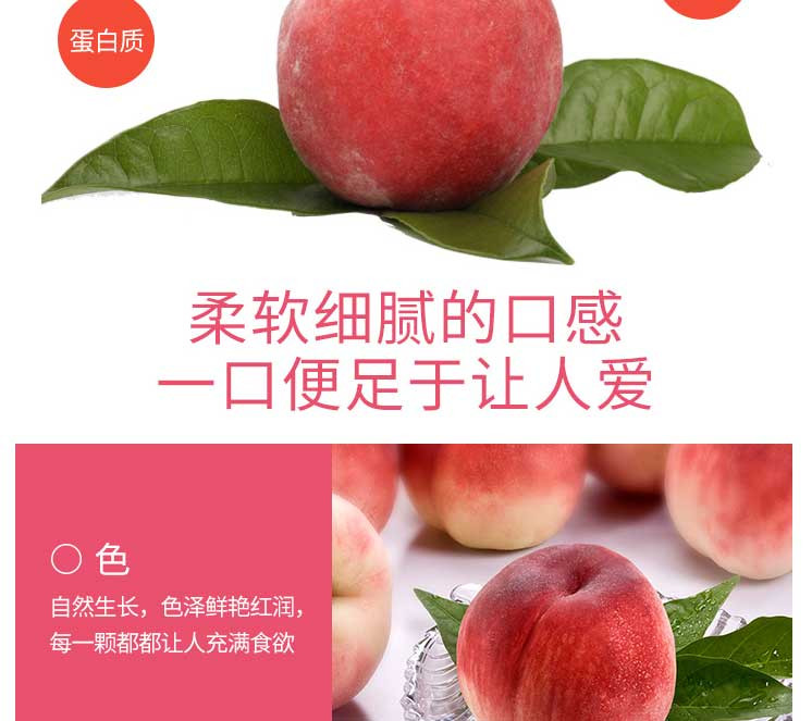 桃子水蜜桃 当季孕妇水果新鲜 净重5斤 约20个左右