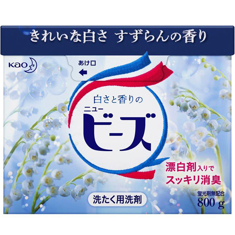 花王（KAO）馨香洗衣粉 蓝色日本原装进口 800g
