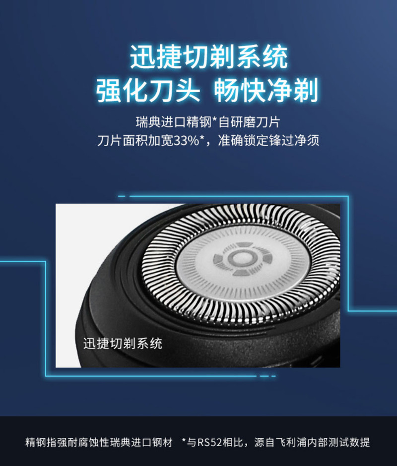 飞利浦/PHILIPS 剃须刀新品正品胡须充电式男士电动刮胡刀S5266