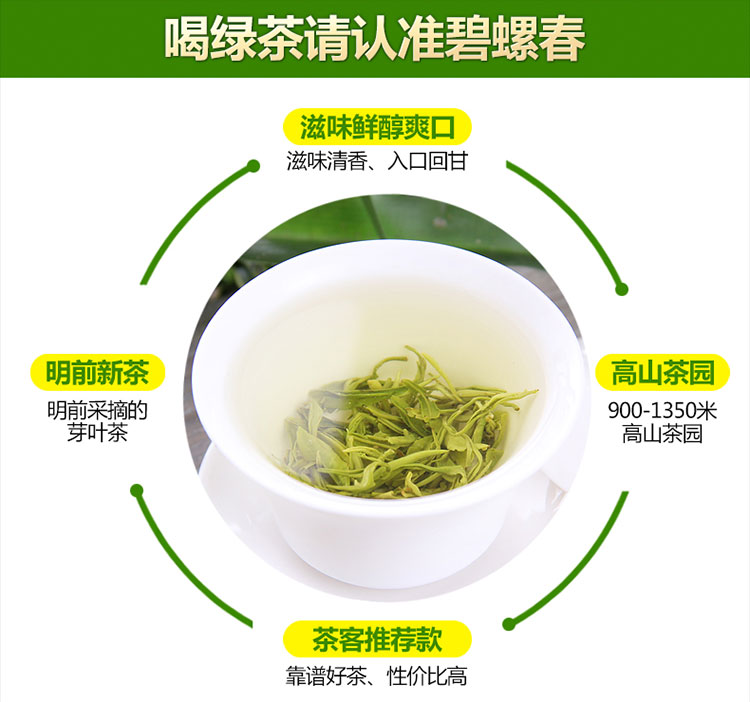 【宜宾邮政】叙府 明前碧螺春绿茶茶叶100g