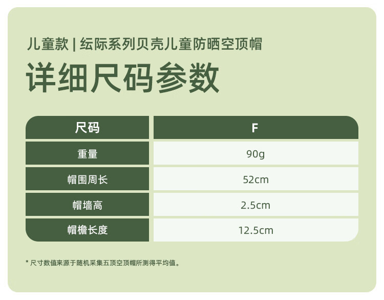 【邮乐自营】蕉下22新品纭际系列贝壳防晒空顶帽